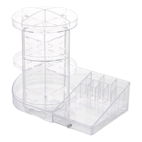 360-Degree-Rotating-Plastic-Makeup-Organizer-Clear