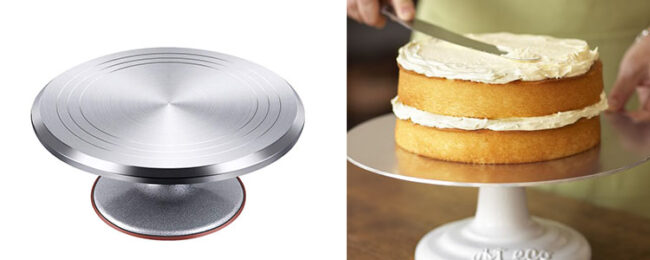 Cake turnable stand