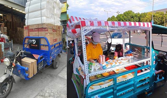 electric tricycle use