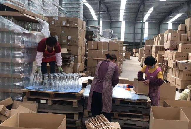 food & beverage glass bottle factory