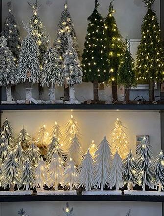 glowing Christmas tree