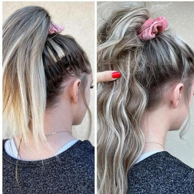 Hand-tied-weft-hair-extensions