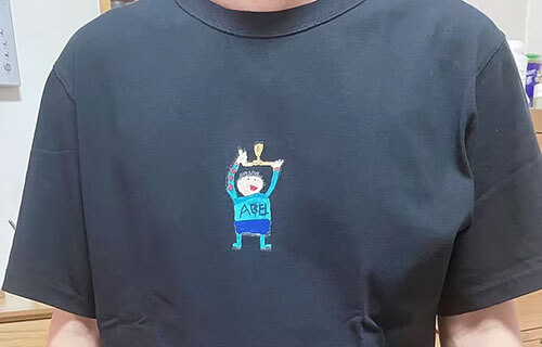 heat transfer print on T-shirts