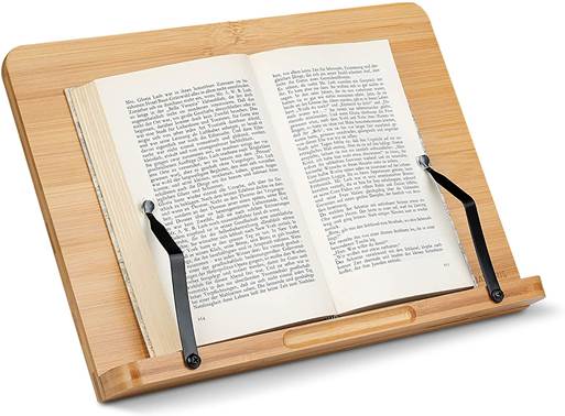 Wooden book stand 02