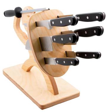 Spartan knife block
