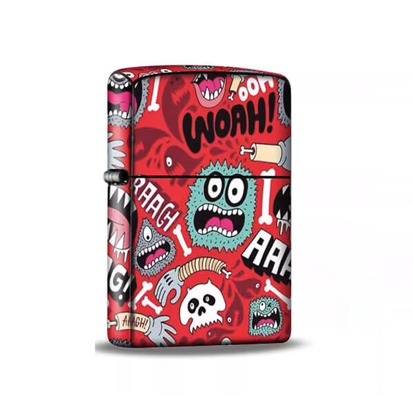 lighters with custom stickers