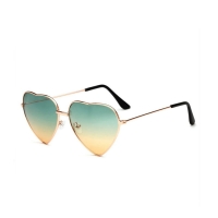 metal heart fashion sunglasses
