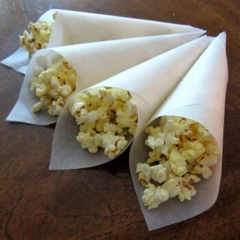 Parchment-paper-used-to-Make-Cones