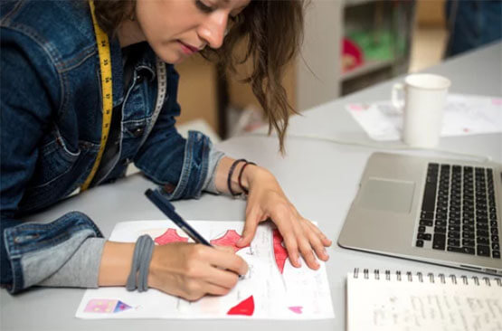 send underwear design drawings