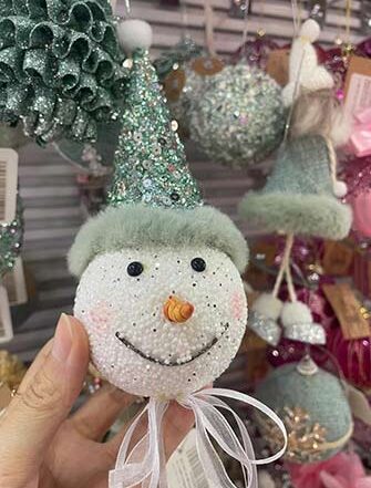 sparkling snowman