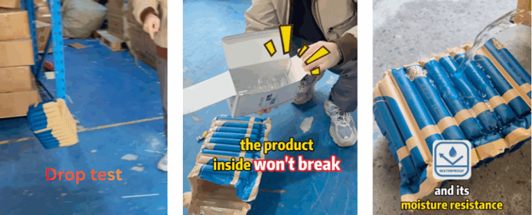 Drop and Water-Resistance Testing for Kraft Air Packaging
