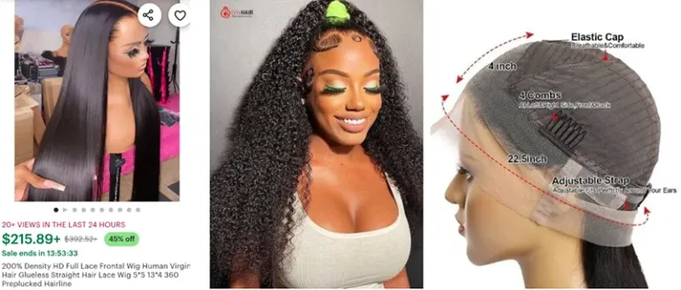 $200 - $400 worth of essential daily wigs