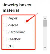 Alibaba packaging classification