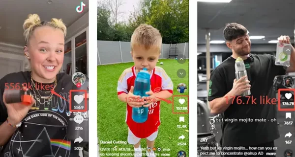 Air up influencer marketing video