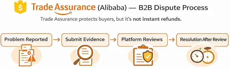 Alibaba Trade Assurance dispute