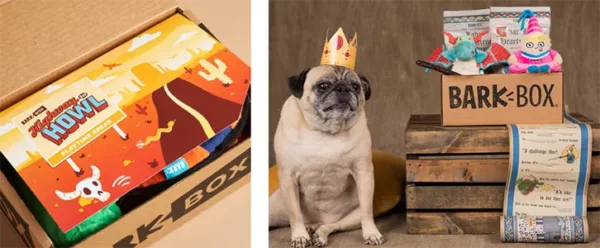 Barkbox packaged in fulfillment center