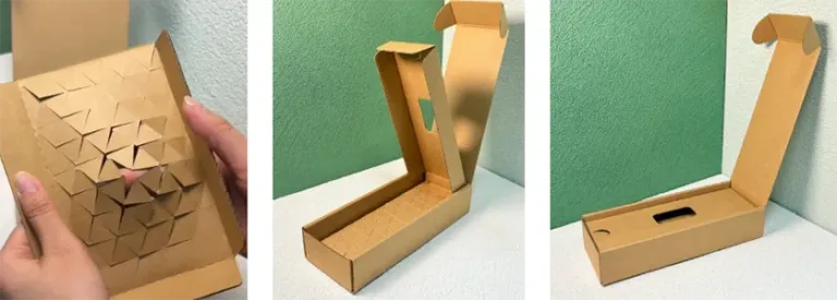Built-in Sandwich-Style Product-Locking Mailer Box