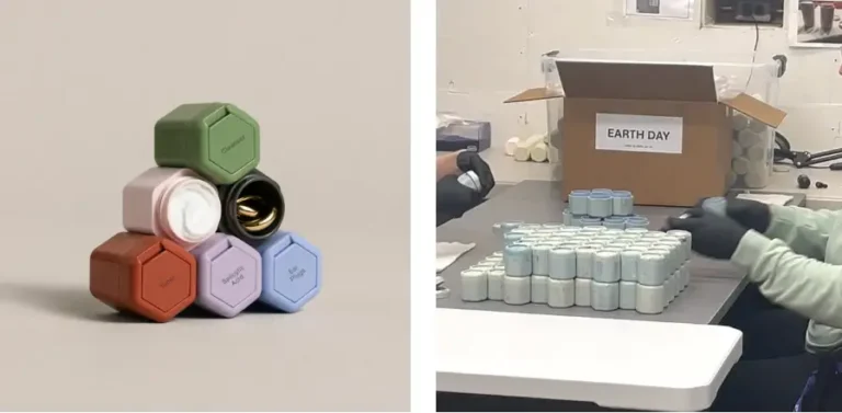 Cadence travel containers