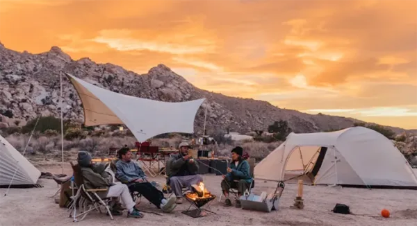 Camping product usage scenarios