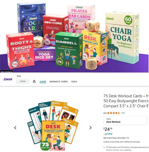 chair yoga cards for seniors