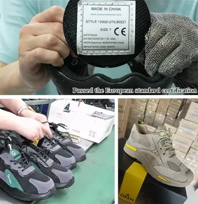 china industrial safety shoes manufacturer