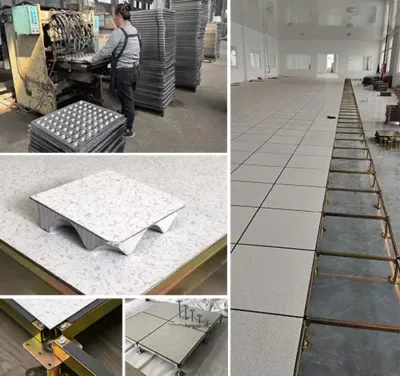 China steel raised floor factory