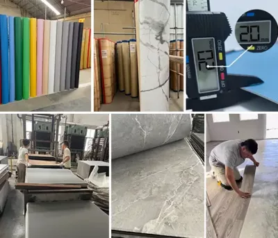 China vinyl flooring factory