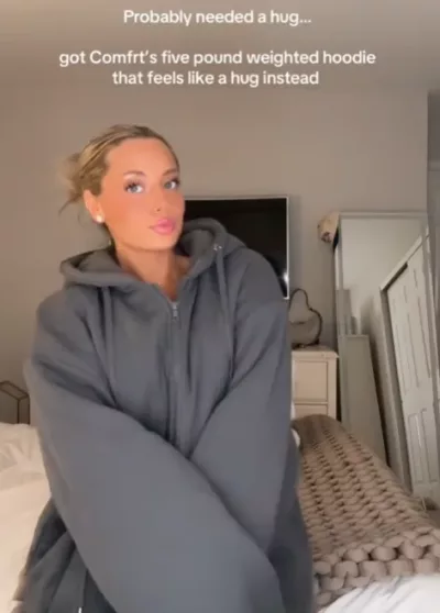 comfrt weighted hoodie