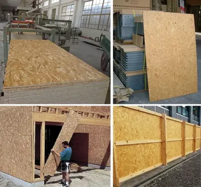 Construction OSB boards