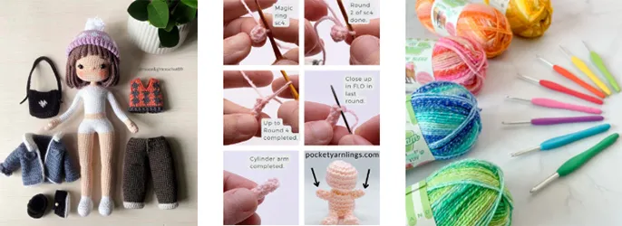 crochet dolls with instruction