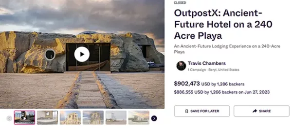 crowdfunding pre-sale project of Outpost X