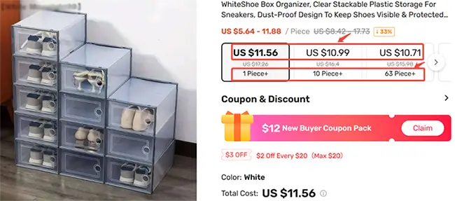 Dhgate small wholesale MOQ