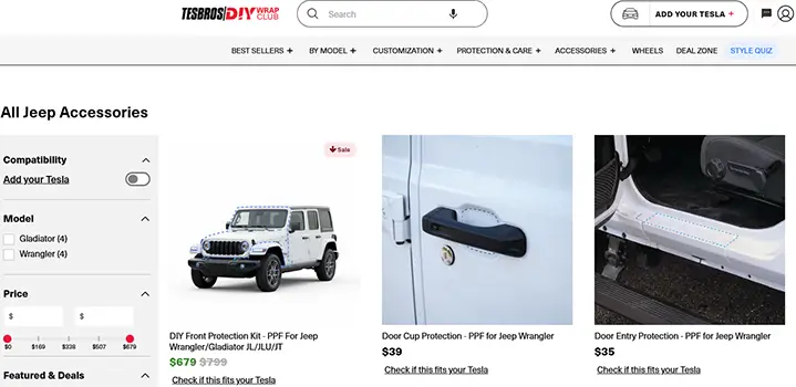 DIYwrap Club DIY products for Jeep