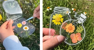 Dried Flower Bookmark
