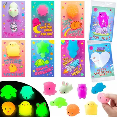 glow-in-the-dark squishy card
