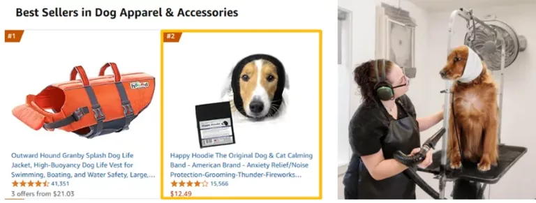 happy hoodie for dog groomer