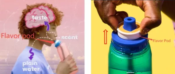 how Air up water bottle works