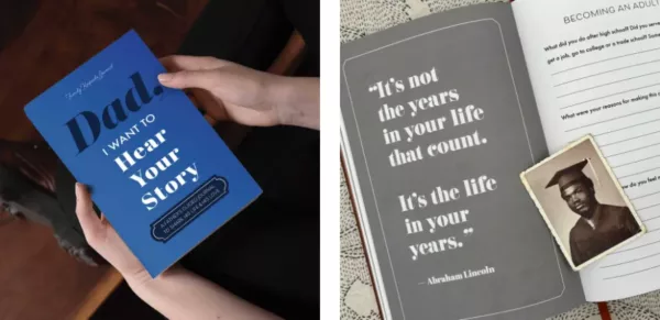 I want to hear your story notebook