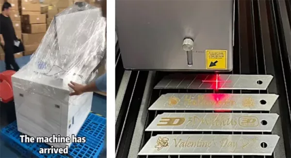 JIngsourcing purchased infrared laser machine