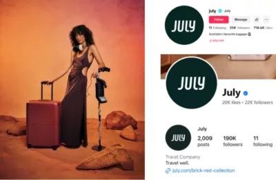 July social media ads