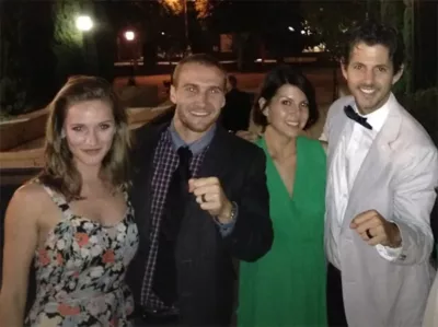 KC and Ted with their wifes