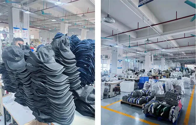 Ligezhuang cap factory inside