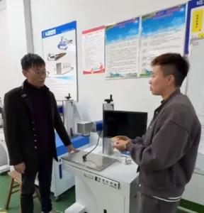 manager recommended an infrared laser machine to Jingsourcing