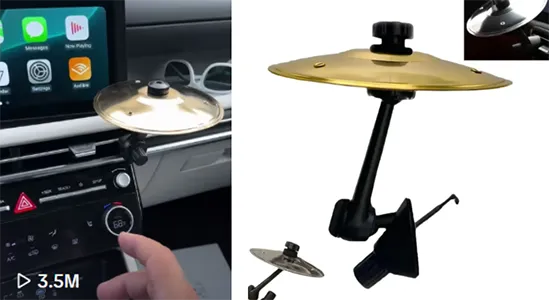 Mini Cymbal for car