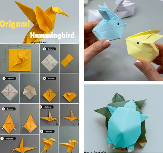 origami tutorial on Pinterest