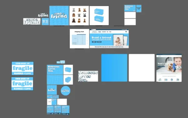 Original Concept Artwork for SendAFriend