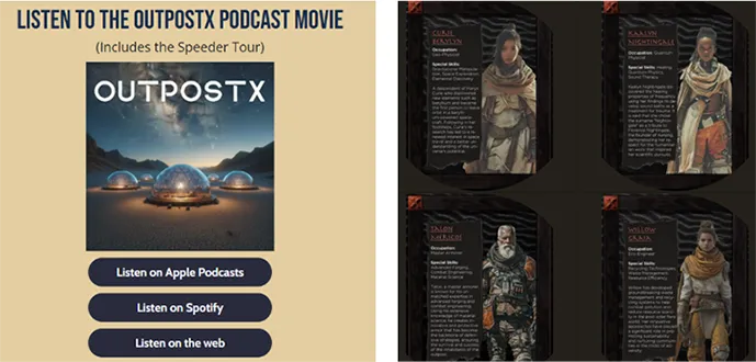 Outpost science fiction universe