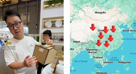 Packaging suppliers from the Chinese mainland at the expo