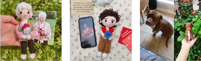 personalized crochet dolls