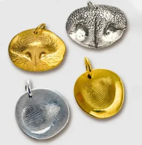 pet’s nose print jewelry